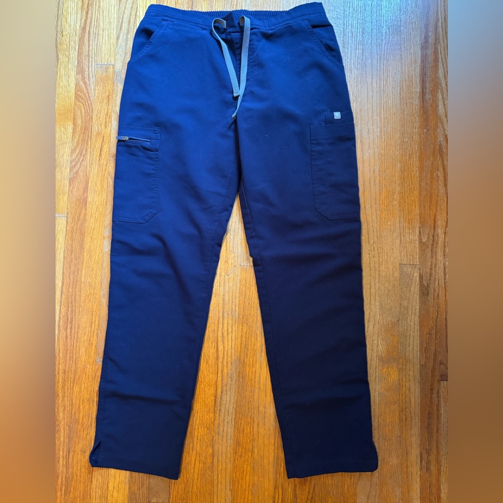 Navy Blue Fig Scrub pants